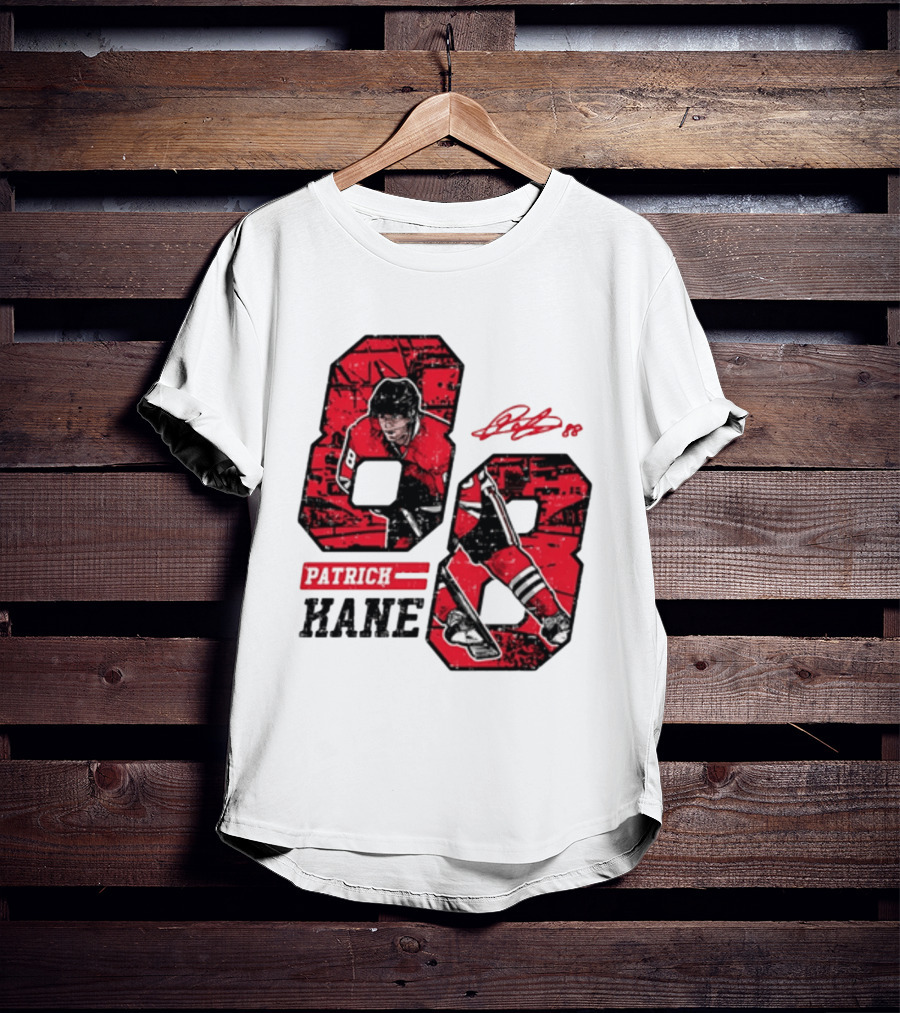 Patrick Kane Chicago Blackhawks 88 Comic Style Collaboration T-Shirt