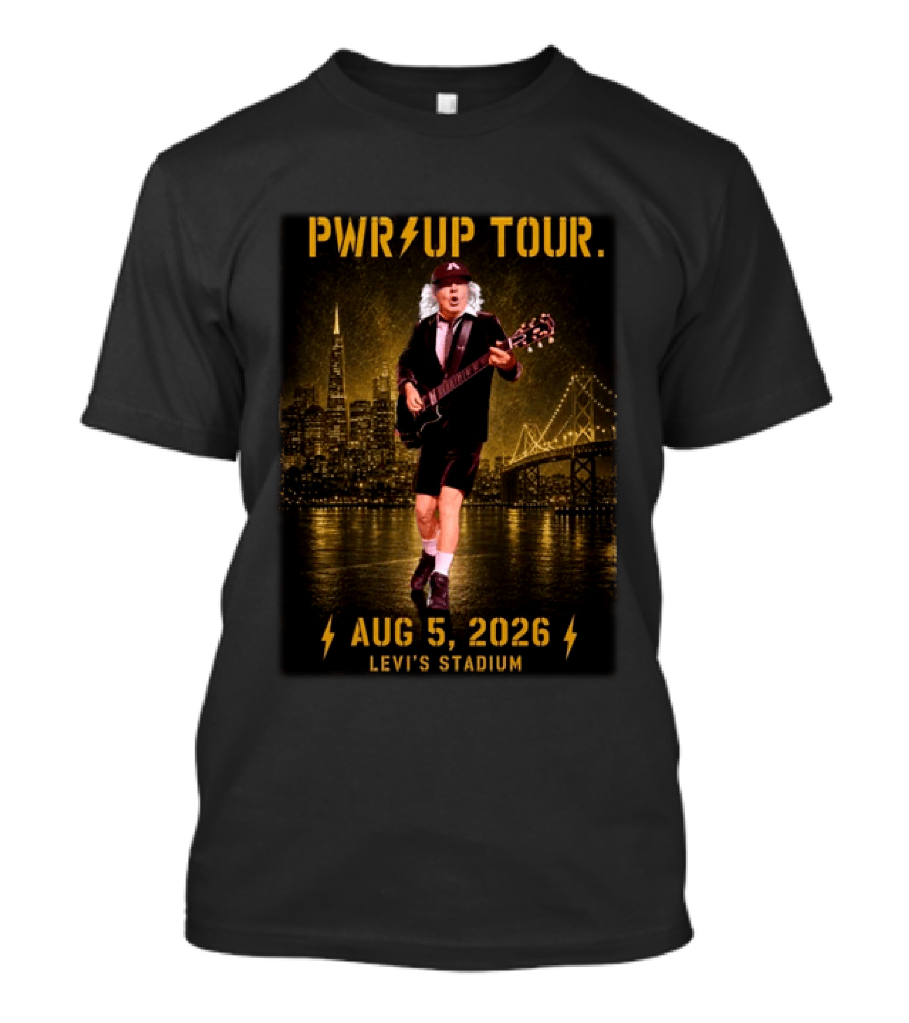 Pwr Up Tour 2026 San Francisco Levi's Stadium August 5 ACDC North America T-Shirt