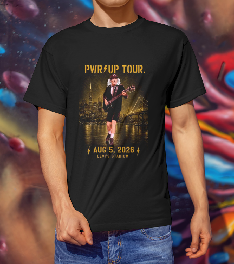 Pwr Up Tour 2026 San Francisco Levi's Stadium August 5 ACDC North America T-Shirt