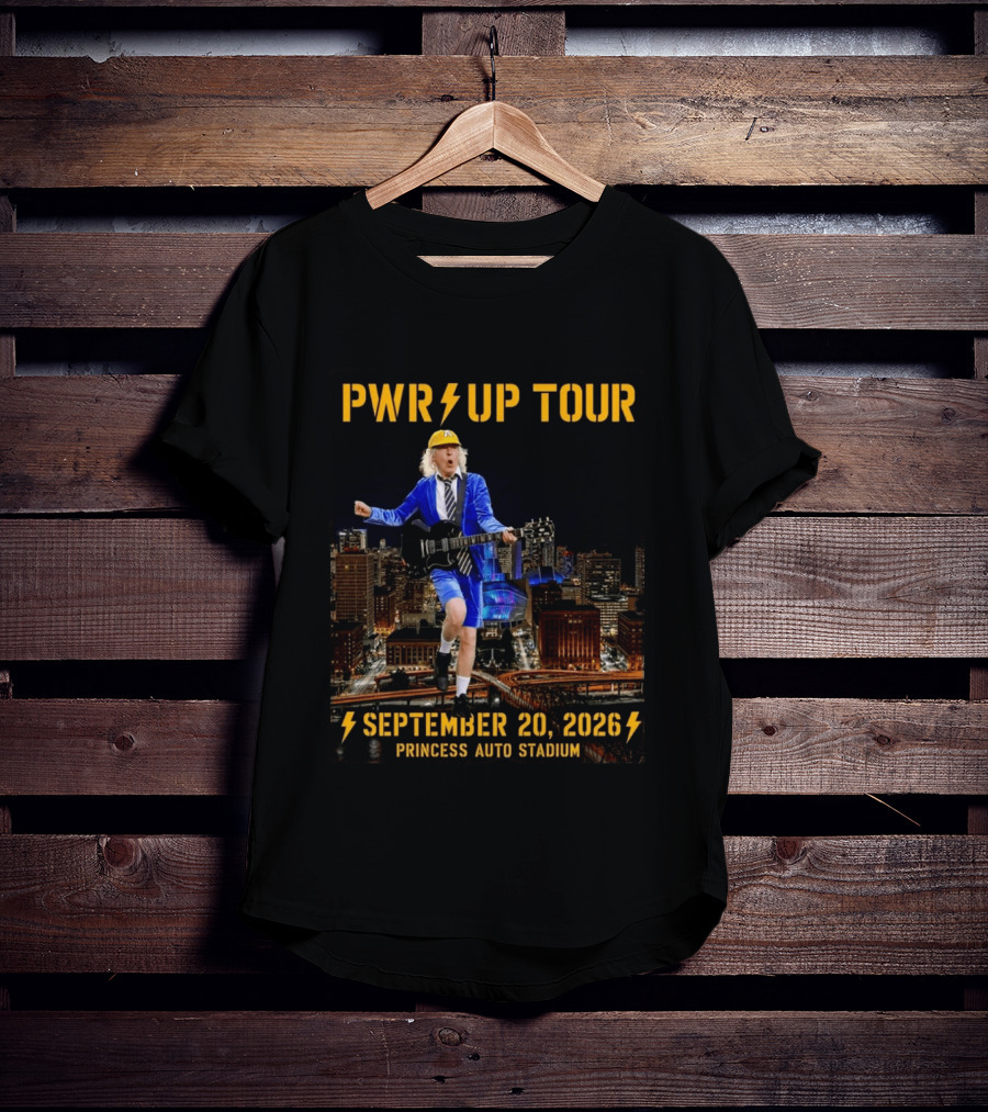 PWR Up Tour September 20 2026 Princess Auto Stadium Winnipeg MB T-Shirt