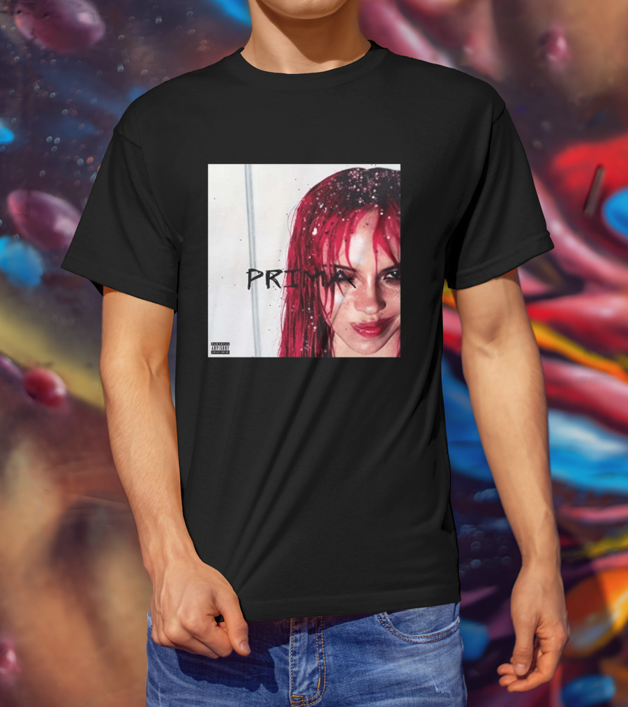 Adela Jergova Prima New Album Cover 2026 Pink Hair T-Shirt