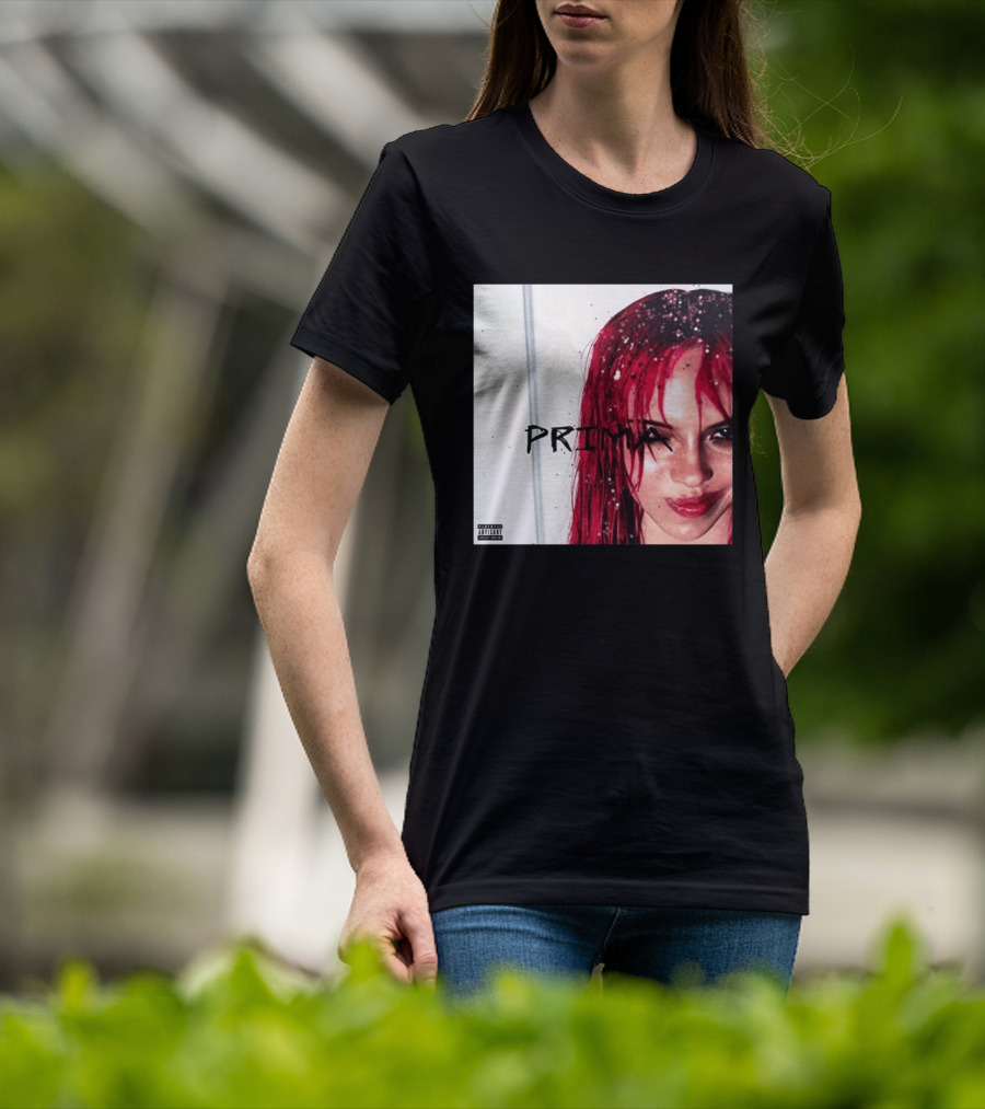 Adela Jergova Prima New Album Cover 2026 Pink Hair T-Shirt