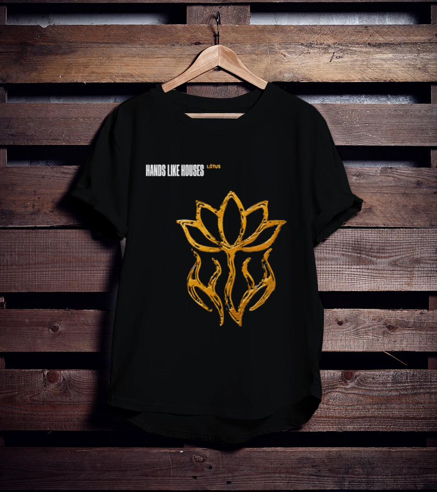 Hands Like Houses Lotus Symbol Yellow T-Shirt
