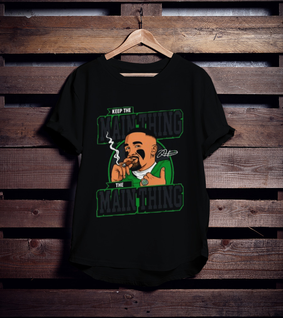 Keep The Main Thing Mascot Smoking Cigar Sports T-Shirt