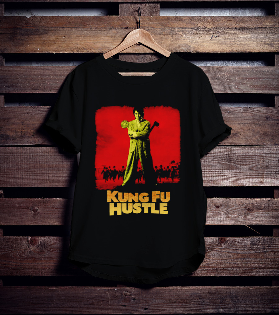 Kung Fu Hustle Axe Lollipop Scene Red T-Shirt