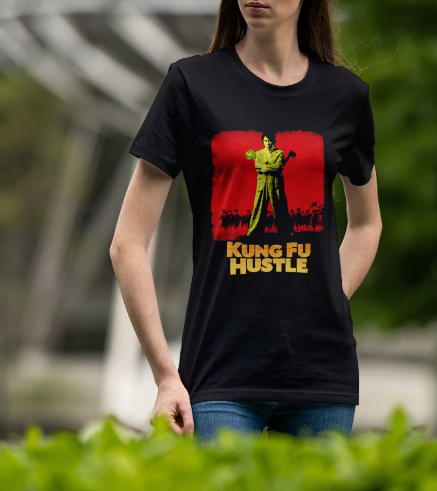 Kung Fu Hustle Axe Lollipop Scene Red T-Shirt
