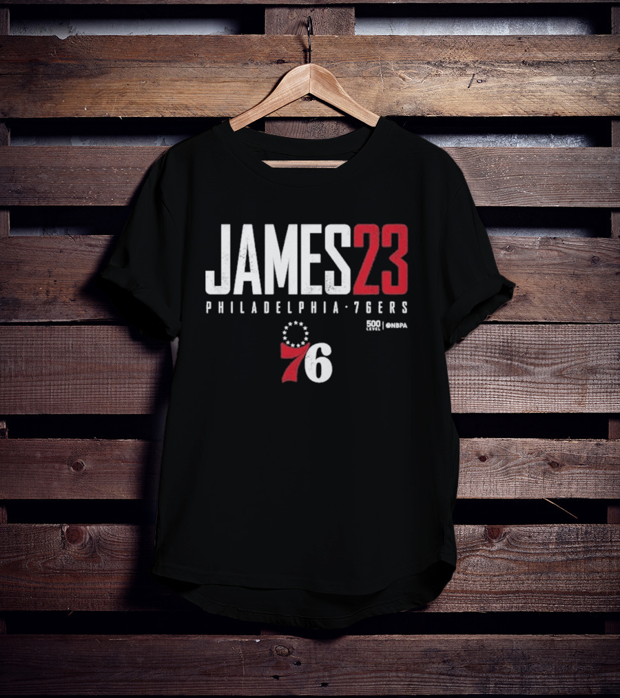 JAMES 23 Philadelphia 76ers 76 NBA T-Shirt