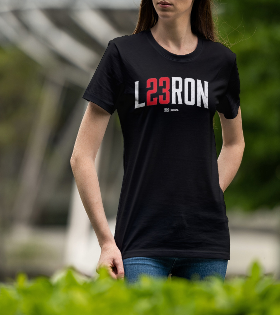 LeBron L23RON 23 Number Sports T-Shirt