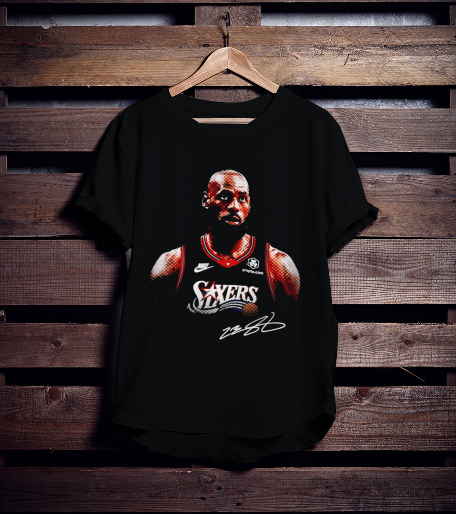 LeBron James Sixers Basketball Jersey Crossover Fan T-Shirt