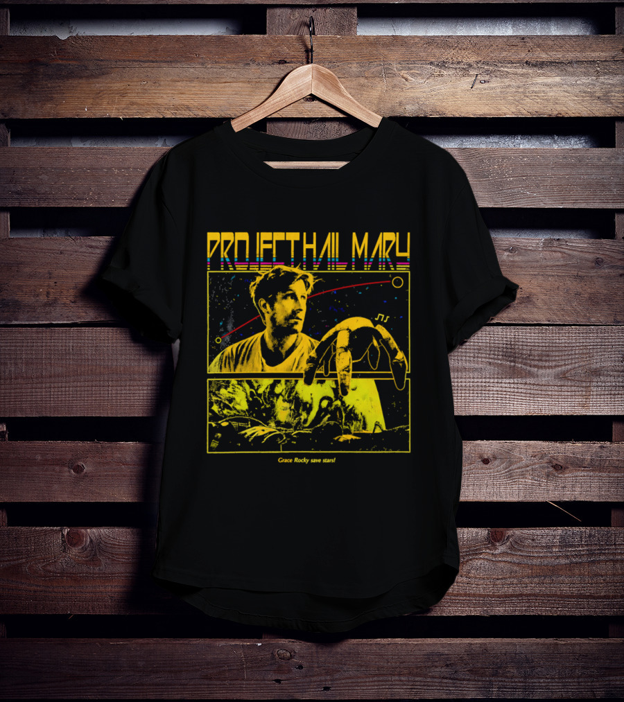 Project Hail Mary Rocky Grace Save The Stars T-Shirt