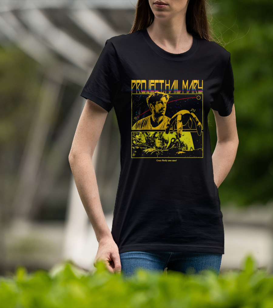 Project Hail Mary Rocky Grace Save The Stars T-Shirt