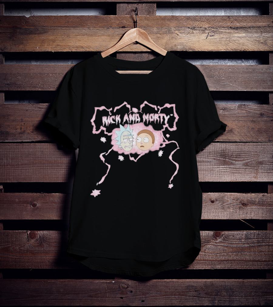Secret Lives Of Gypsy Wives S01 Rick And Morty Pink Portal T-Shirt