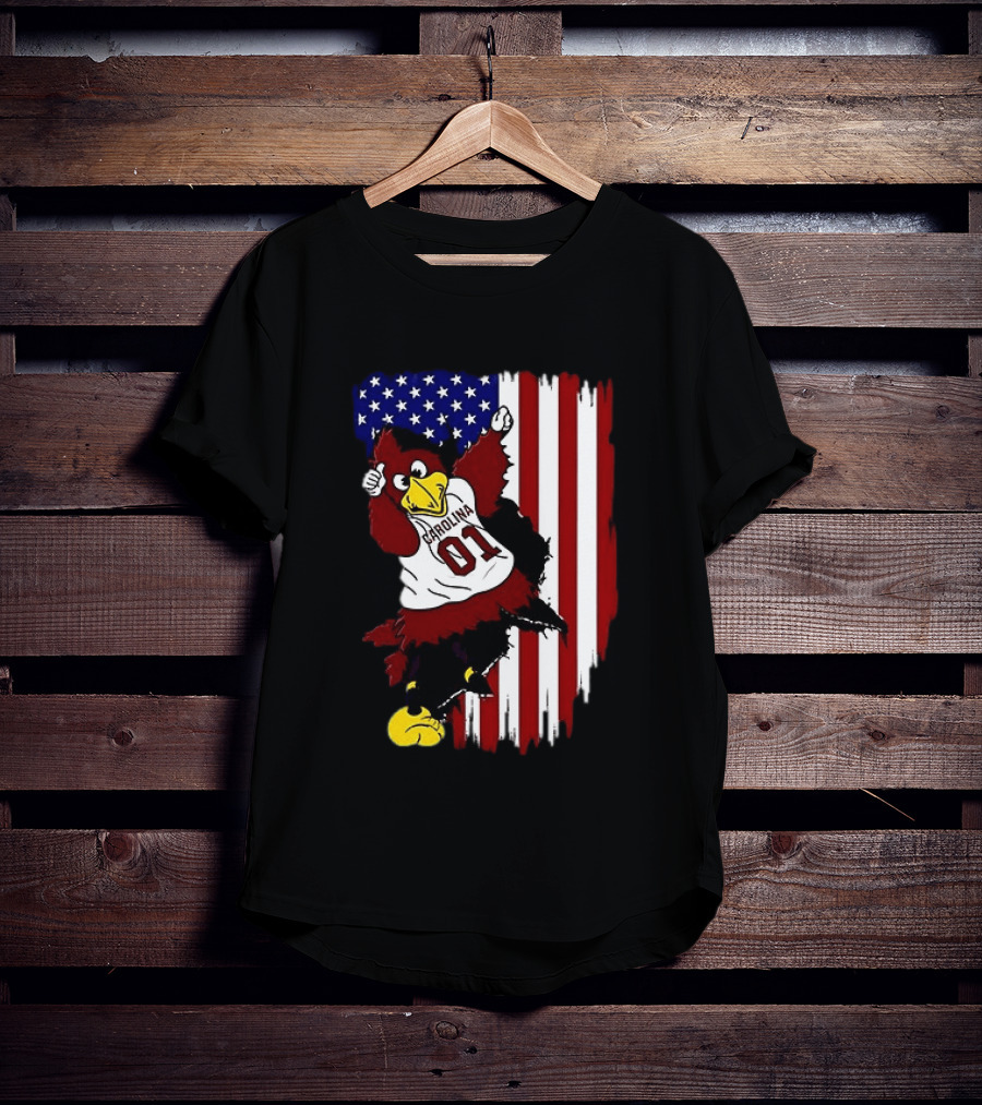South Carolina Gamecocks Carolina 01 USA Flag We The People T-Shirt