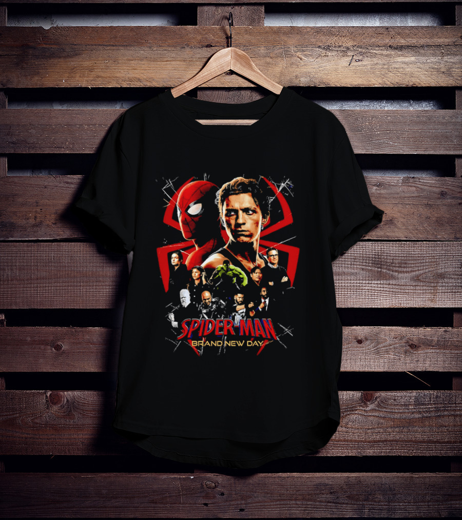 Spider Man Brand New Day Heroes Collage T-Shirt