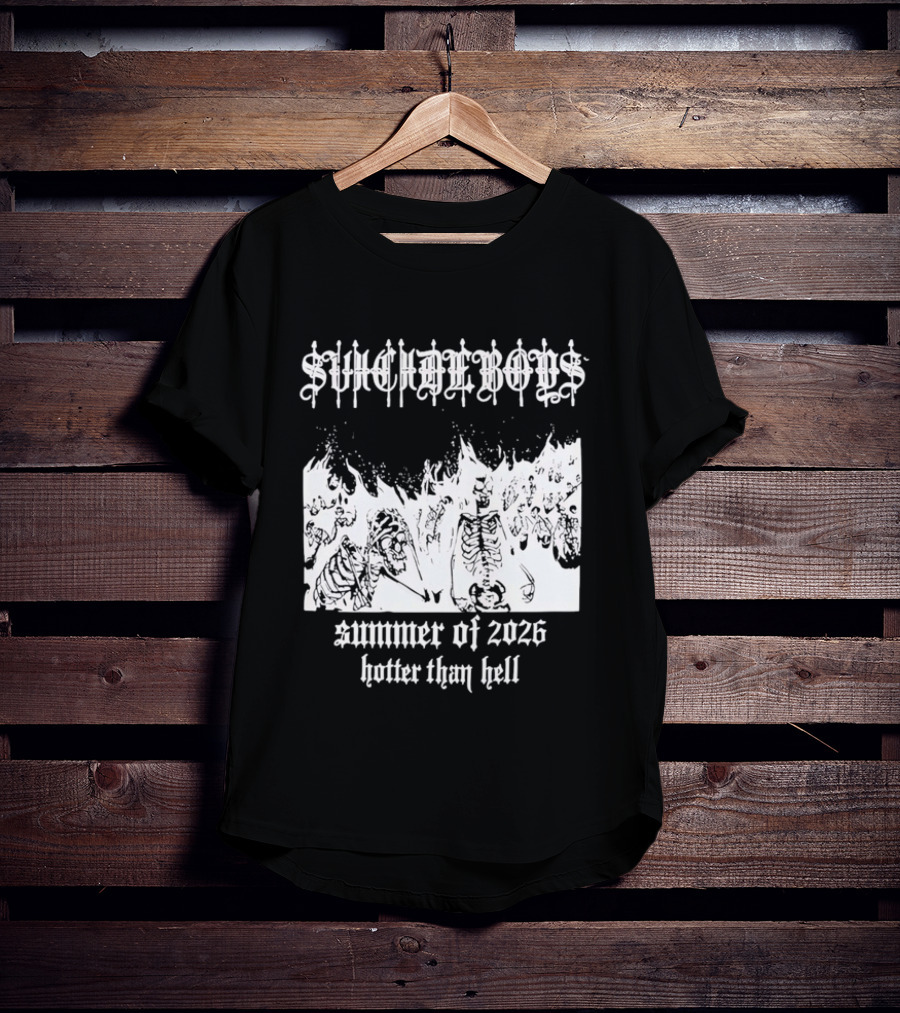 Suicideboys Summer Of 2026 Hotter Than Hell Skeletons T-Shirt