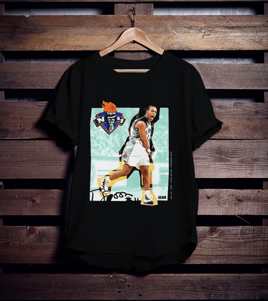 WNBA Legends Teresa Weatherspoon New York Liberty SLAM T-Shirt