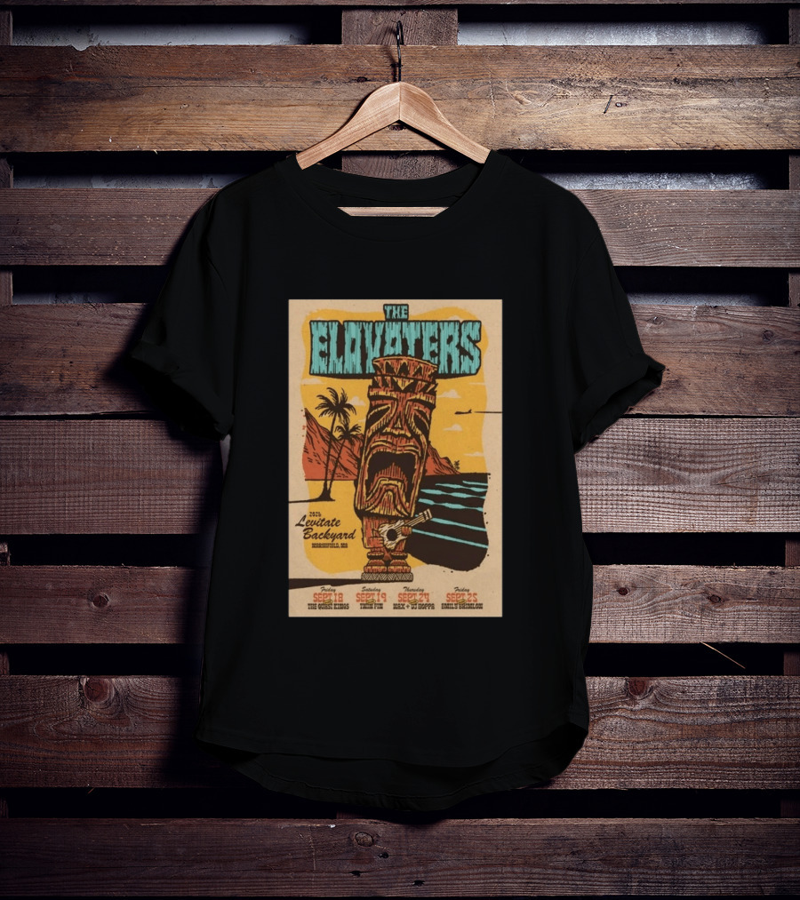 The Elovaters 2026 Levitate Backyard Marshfield MA Event With The Guess Who Max DJ Boppa Emily Rose Sept 18 25 T-Shirt