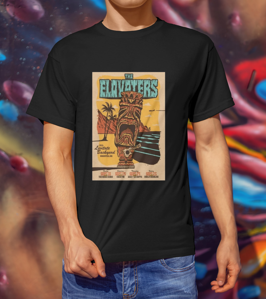 The Elovaters 2026 Levitate Backyard Marshfield MA Event With The Guess Who Max DJ Boppa Emily Rose Sept 18 25 T-Shirt