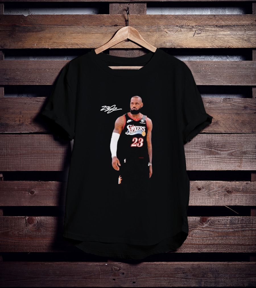 LeBron James Sixers 23 Signature Farewell Last Ride T-Shirt
