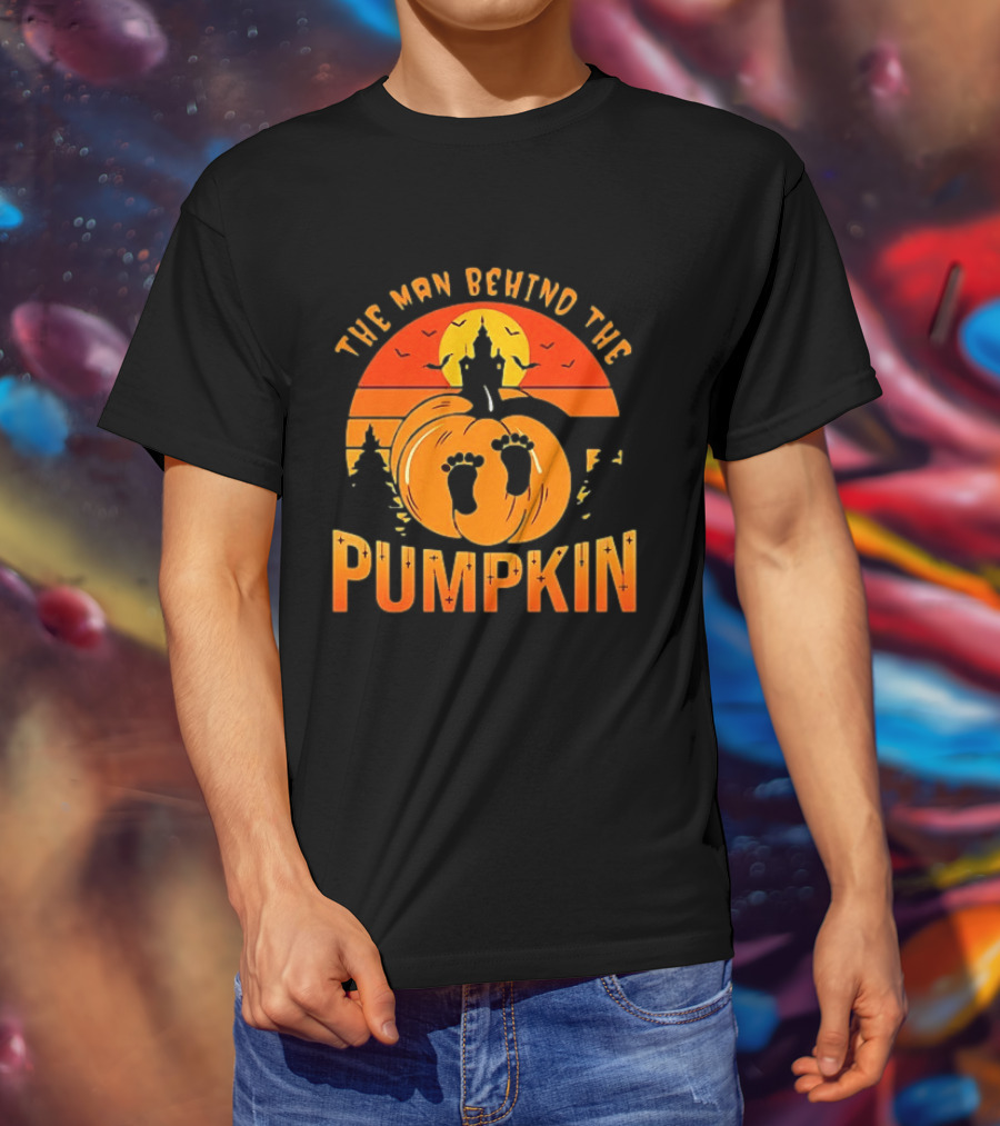 The Man Behind The Pumpkin Halloween 2026 T-Shirt
