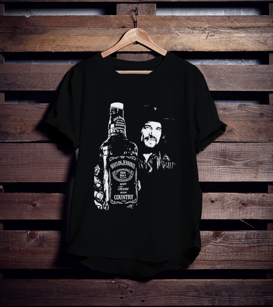 Waylon Jennings Old No 8 Brand Texas Country T-Shirt