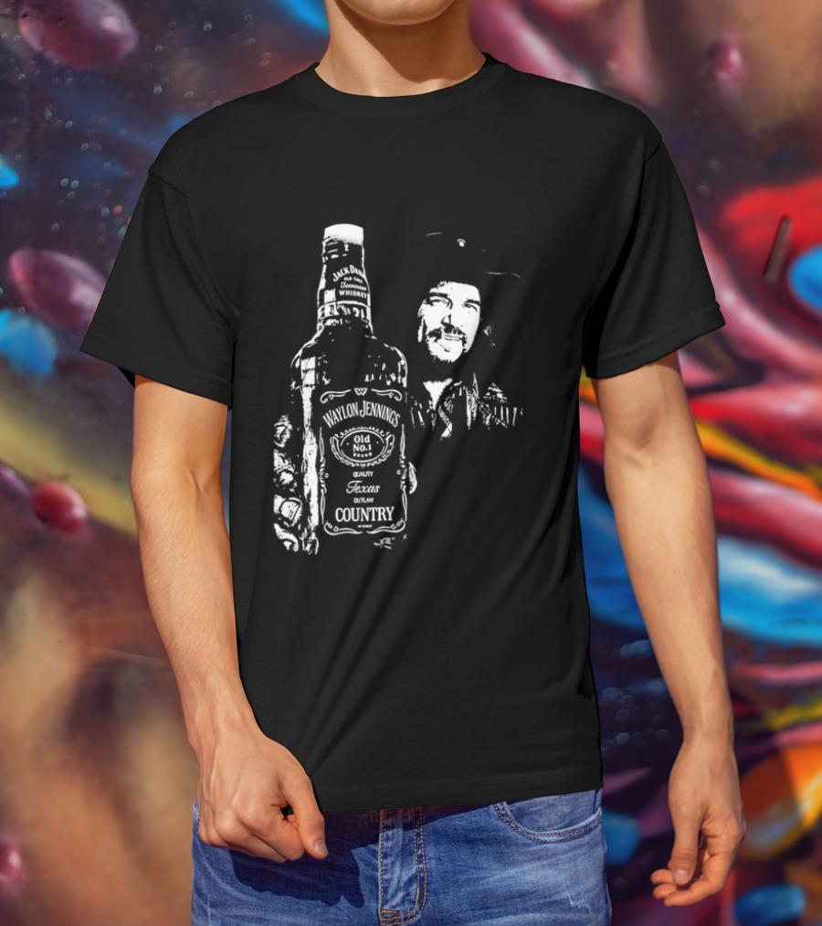 Waylon Jennings Old No 8 Brand Texas Country T-Shirt