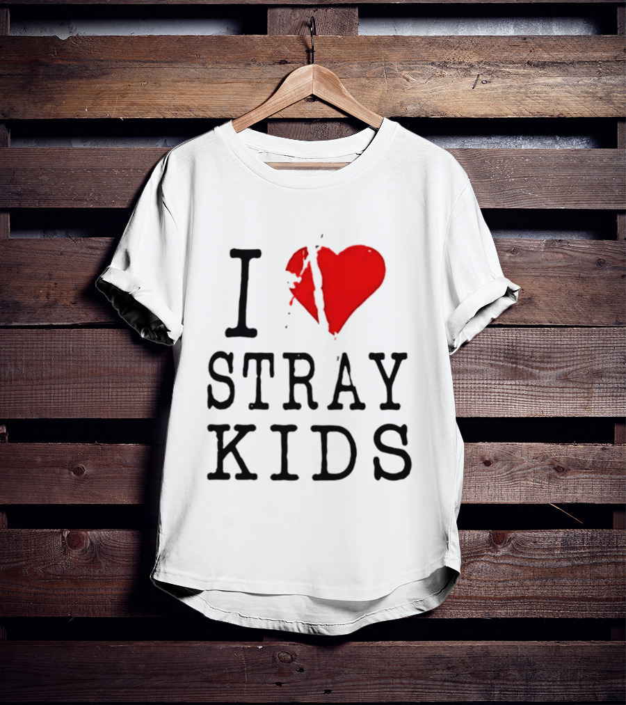 I Love Stray Kids Broken Heart T-Shirt