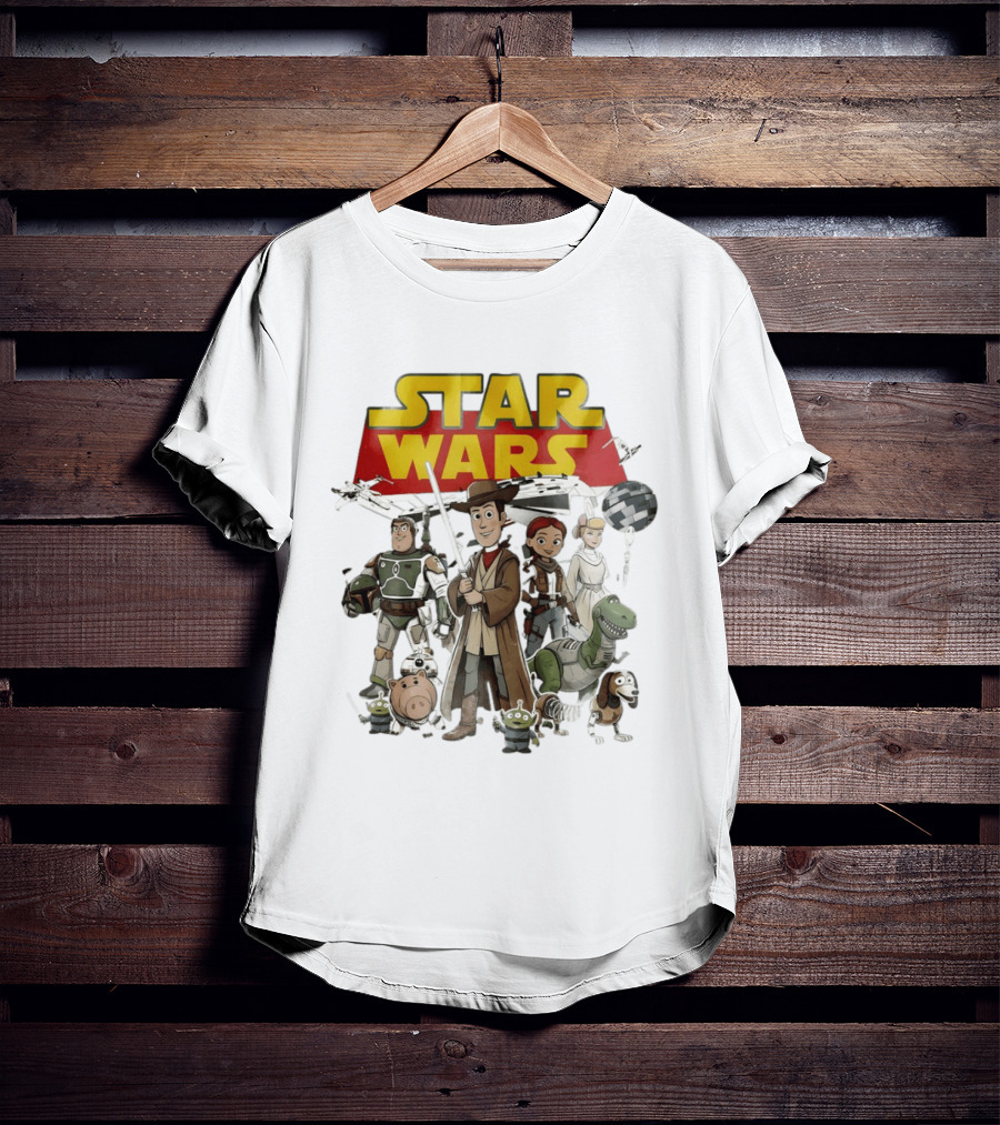 Star Wars Toy Story Mashup Disneyland Family Trip 2026 T-Shirt