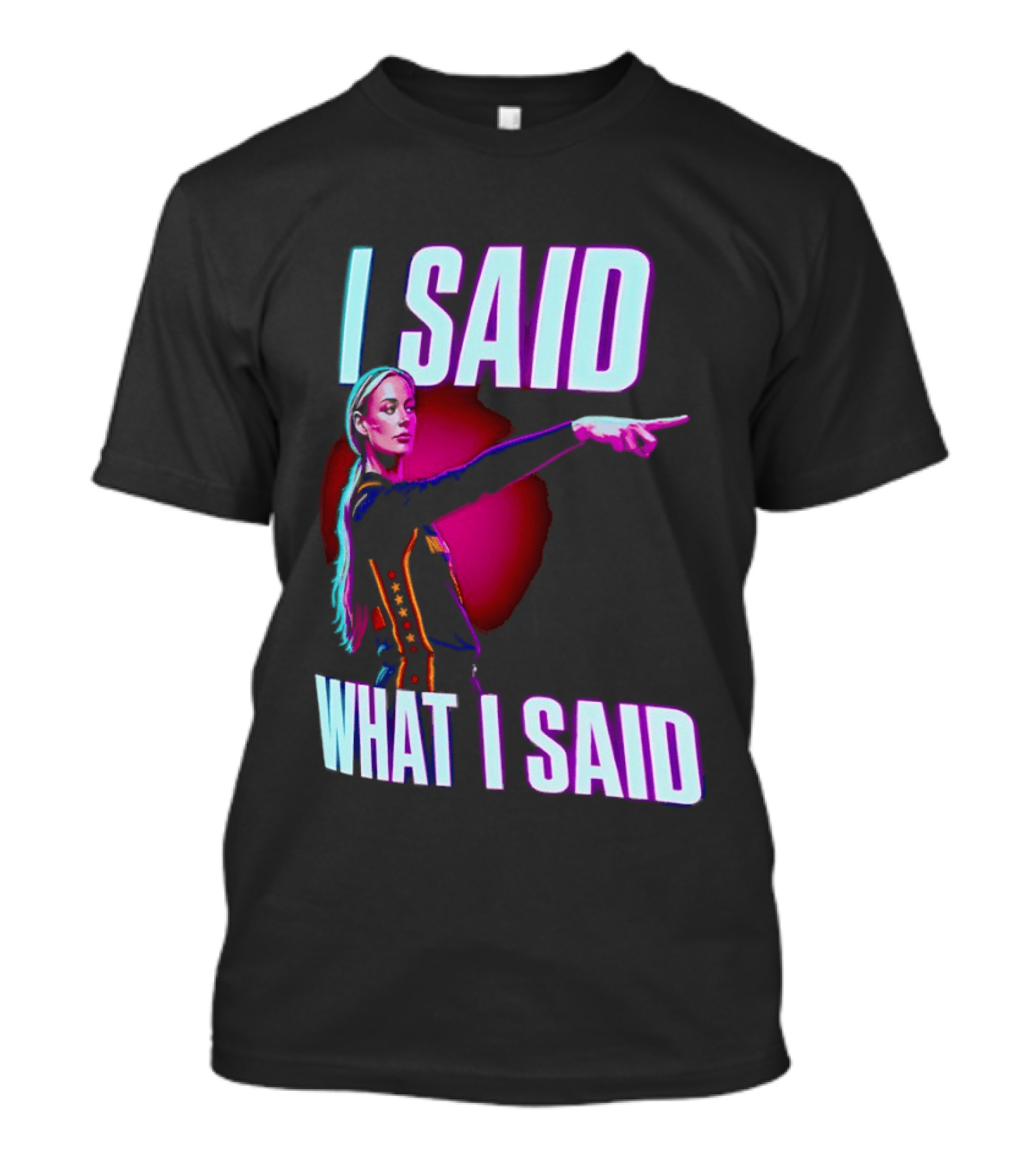 Sophie Cunningham I Said What I Said Pointing Indiana Fever WNBA Basketball T-Shirt