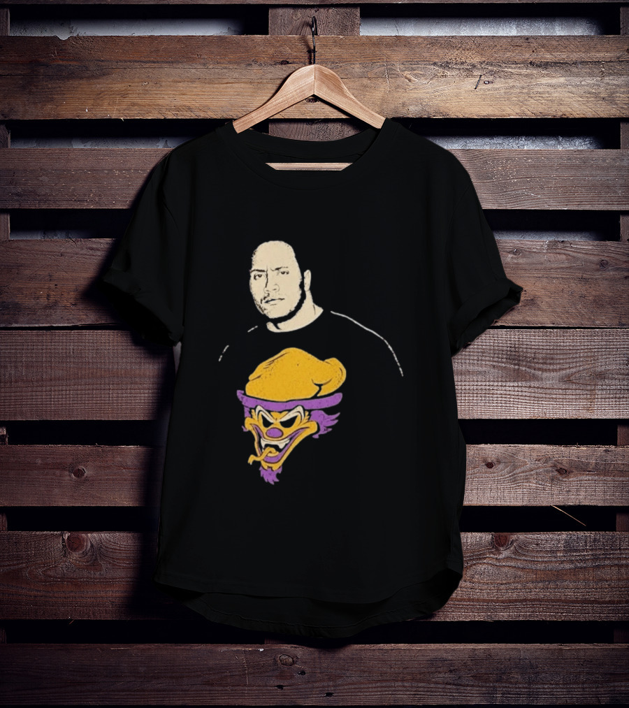Dwayne Johnson The Rock Insane Clown Posse Collaboration T-Shirt