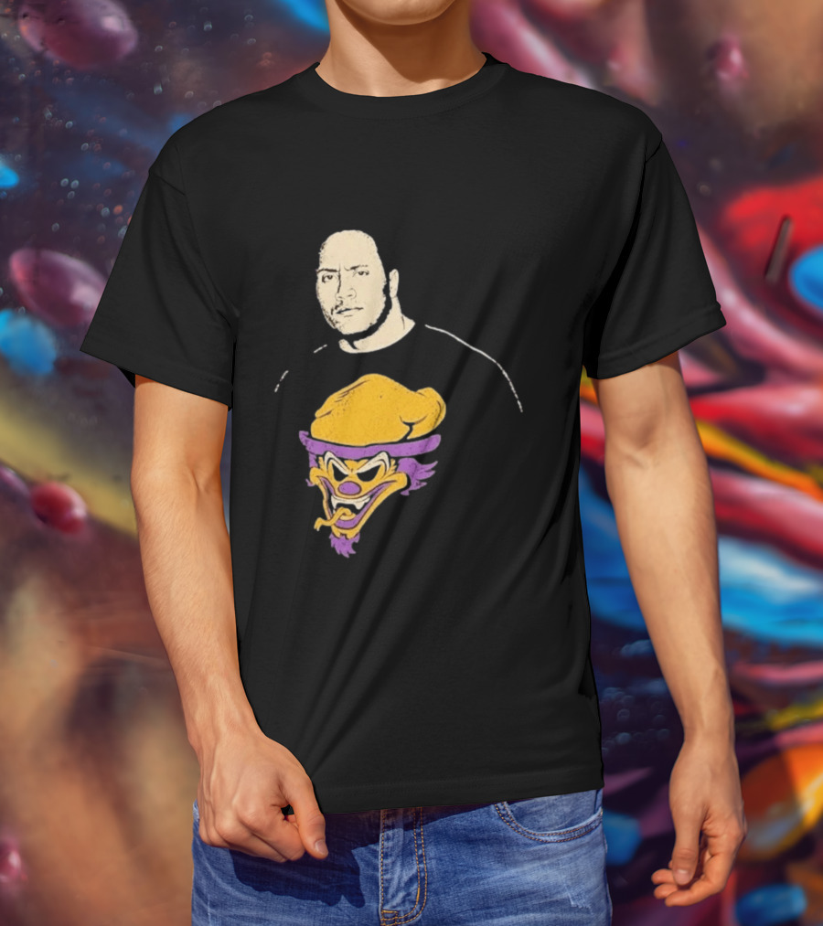 Dwayne Johnson The Rock Insane Clown Posse Collaboration T-Shirt