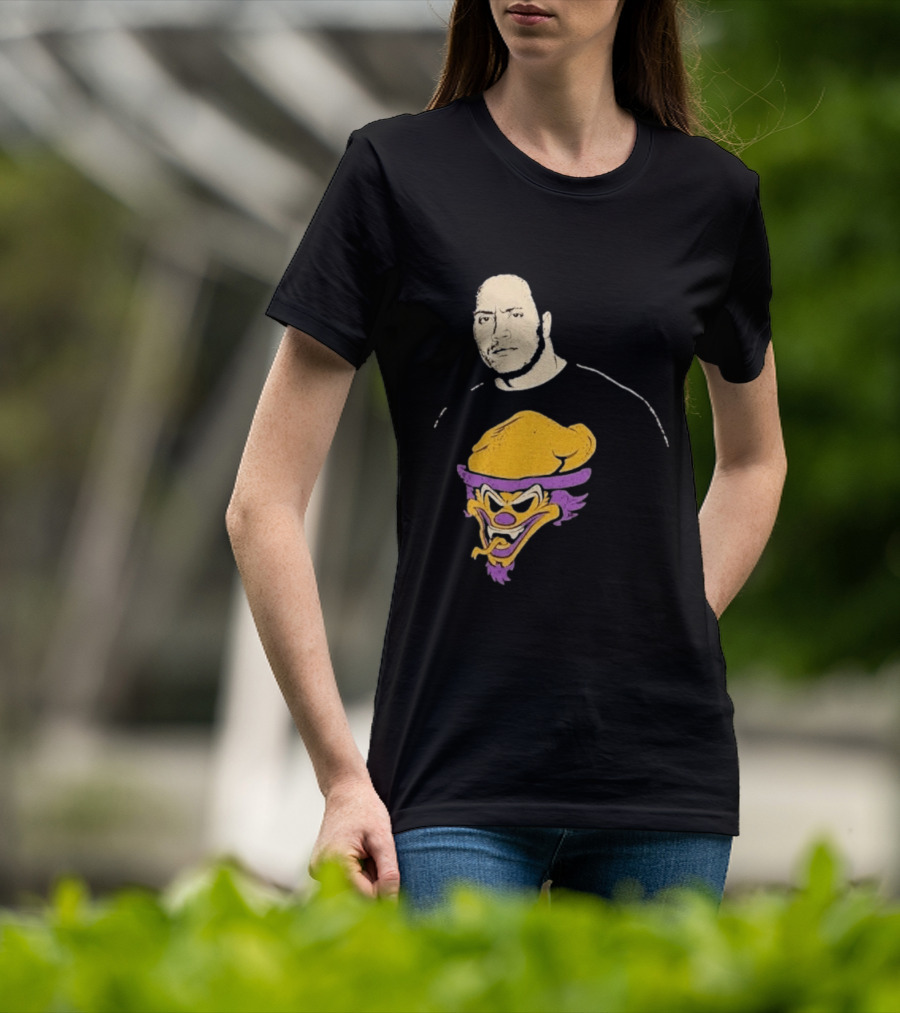Dwayne Johnson The Rock Insane Clown Posse Collaboration T-Shirt