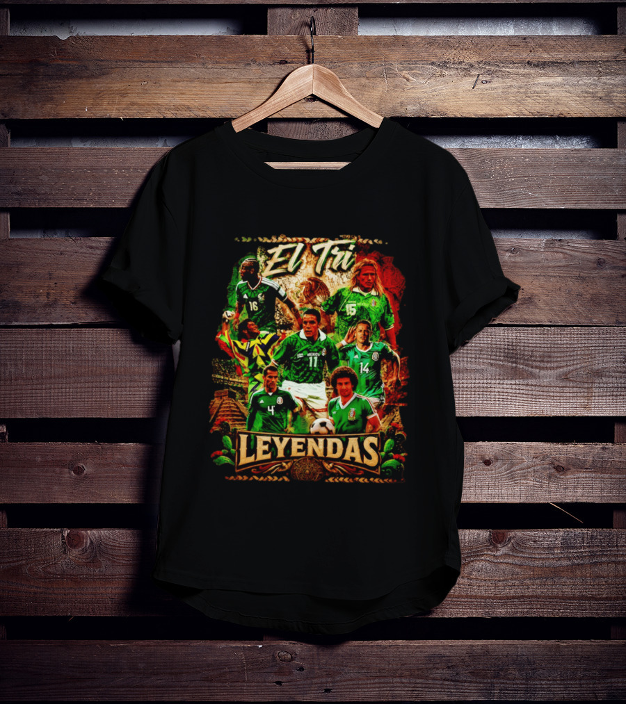 El Tri Leyendas Mexico National Football Team Legend Players T-Shirt