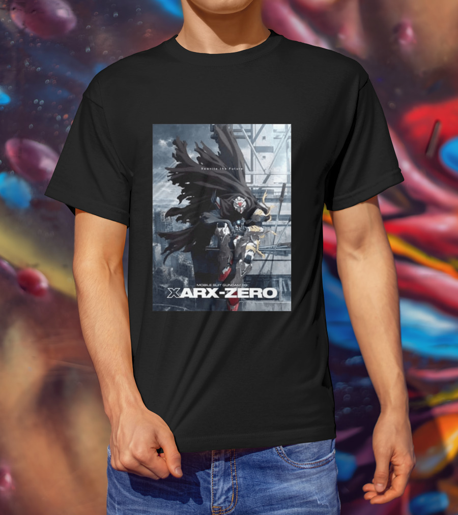 Rewrite The Future Mobile Suit Gundam RG Xarx Zero New Series T-Shirt