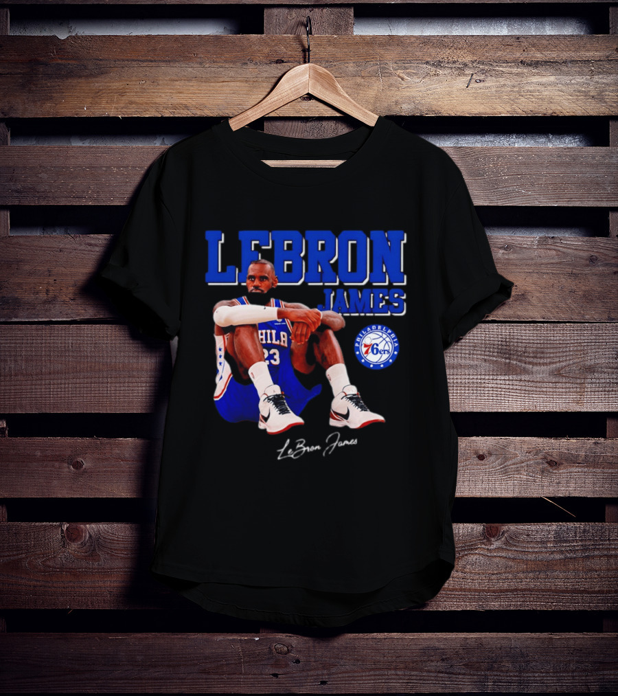 Lebron James 23 Philadelphia 76ers Basketball Phila 76ers 2026 T-Shirt