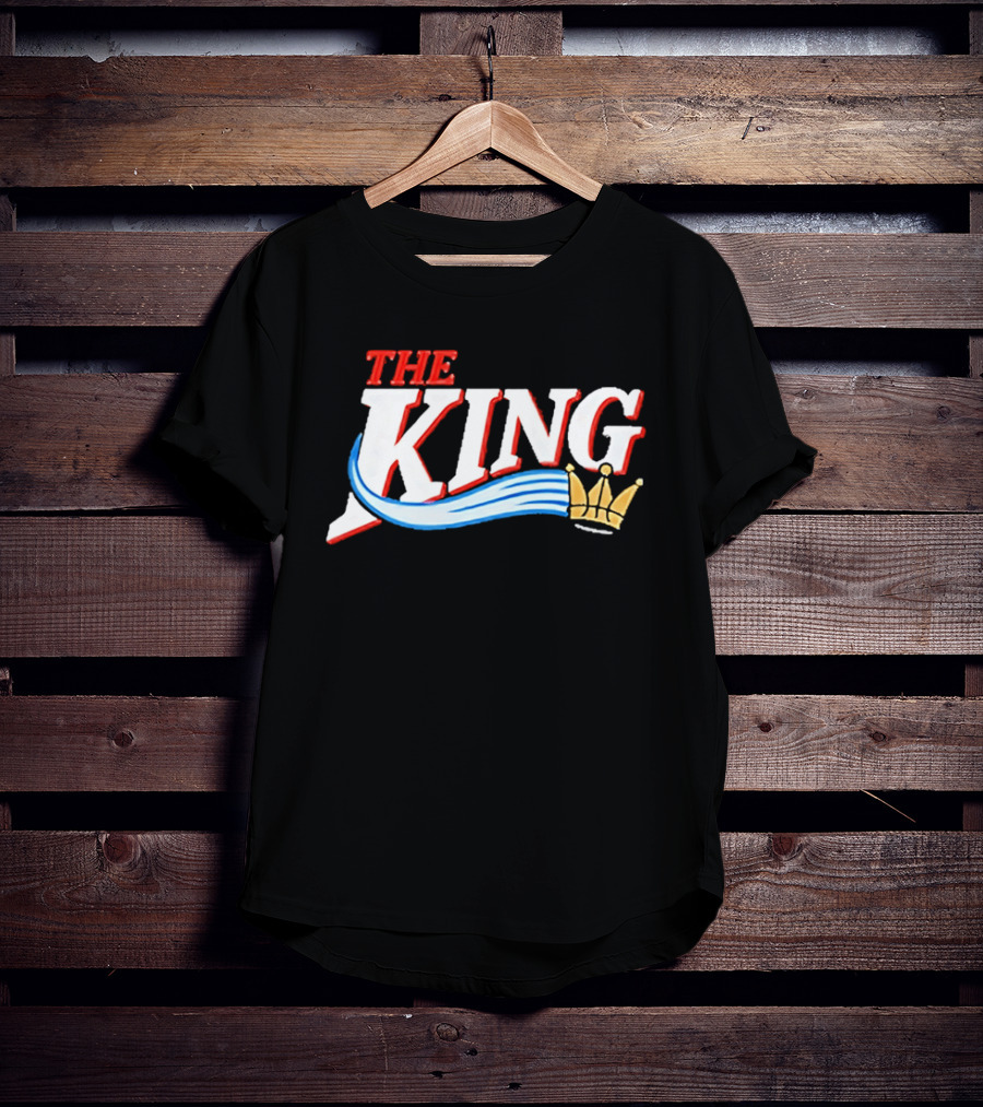 The King Throwback Lebron James Philadelphia 76ers T-Shirt