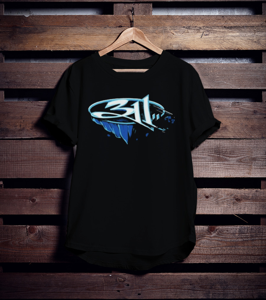 311 July 28 2026 Grand Rapids MI Blue Stylized Text Event T-Shirt