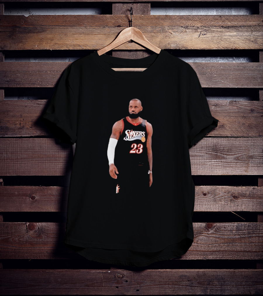 2026 LeBron James Philadelphia 76ers Number 23 Jersey T-Shirt