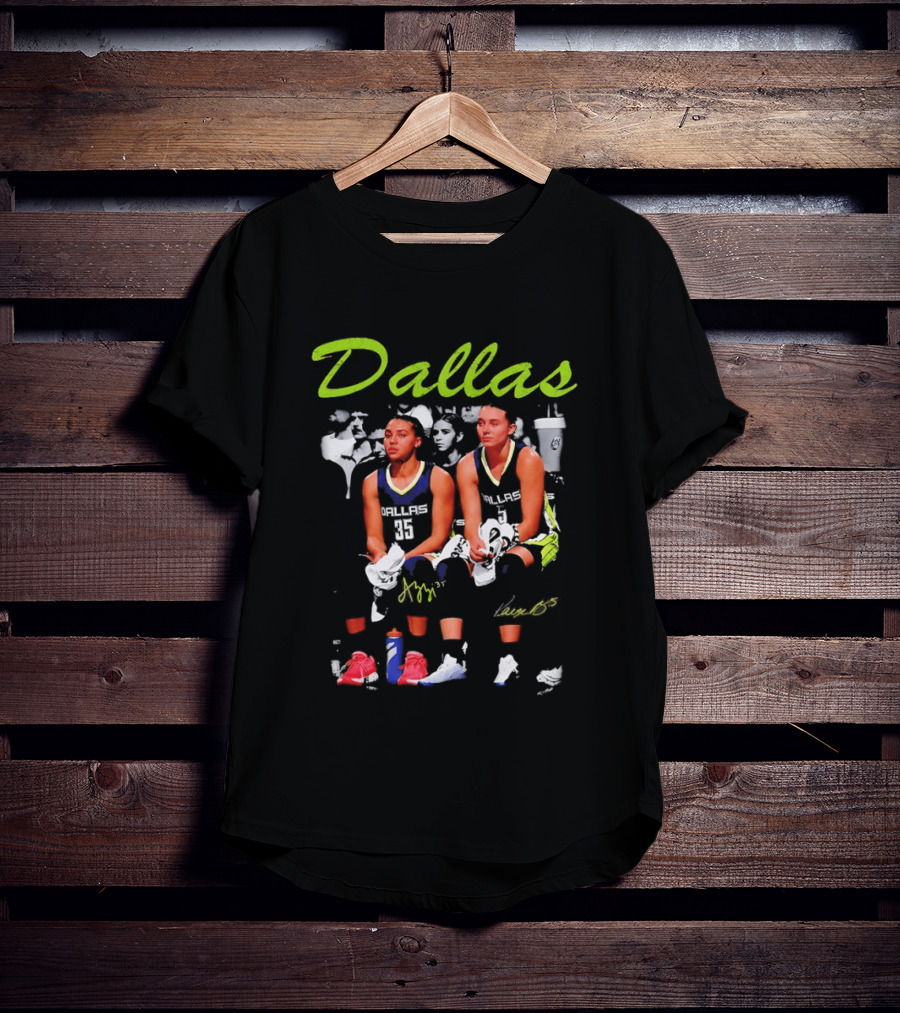 Dallas Azzi Fudd Paige Bueckers Signatures 2026 Game Day T-Shirt