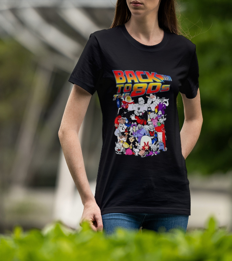 Back To The 80s Various Cartoon Villains Retro Nostalgia T-Shirt