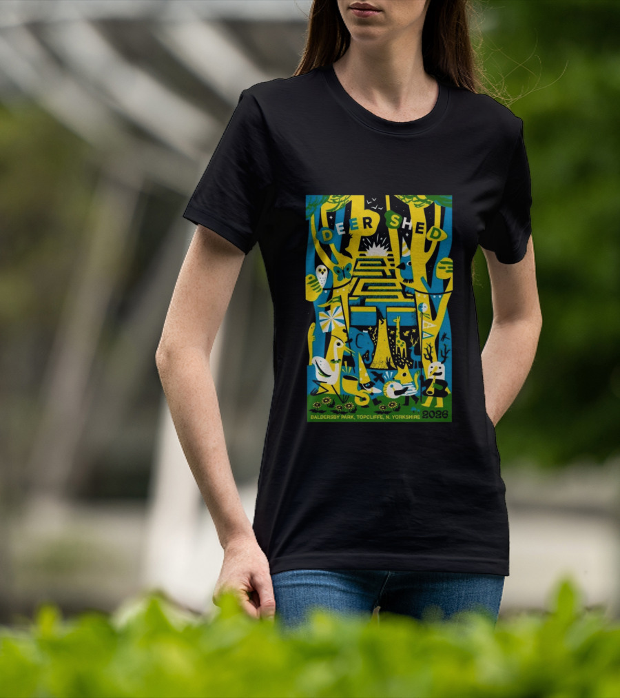 Deer Shed 2026 Baldersby Park Topcliffe N Yorkshire Festival T-Shirt