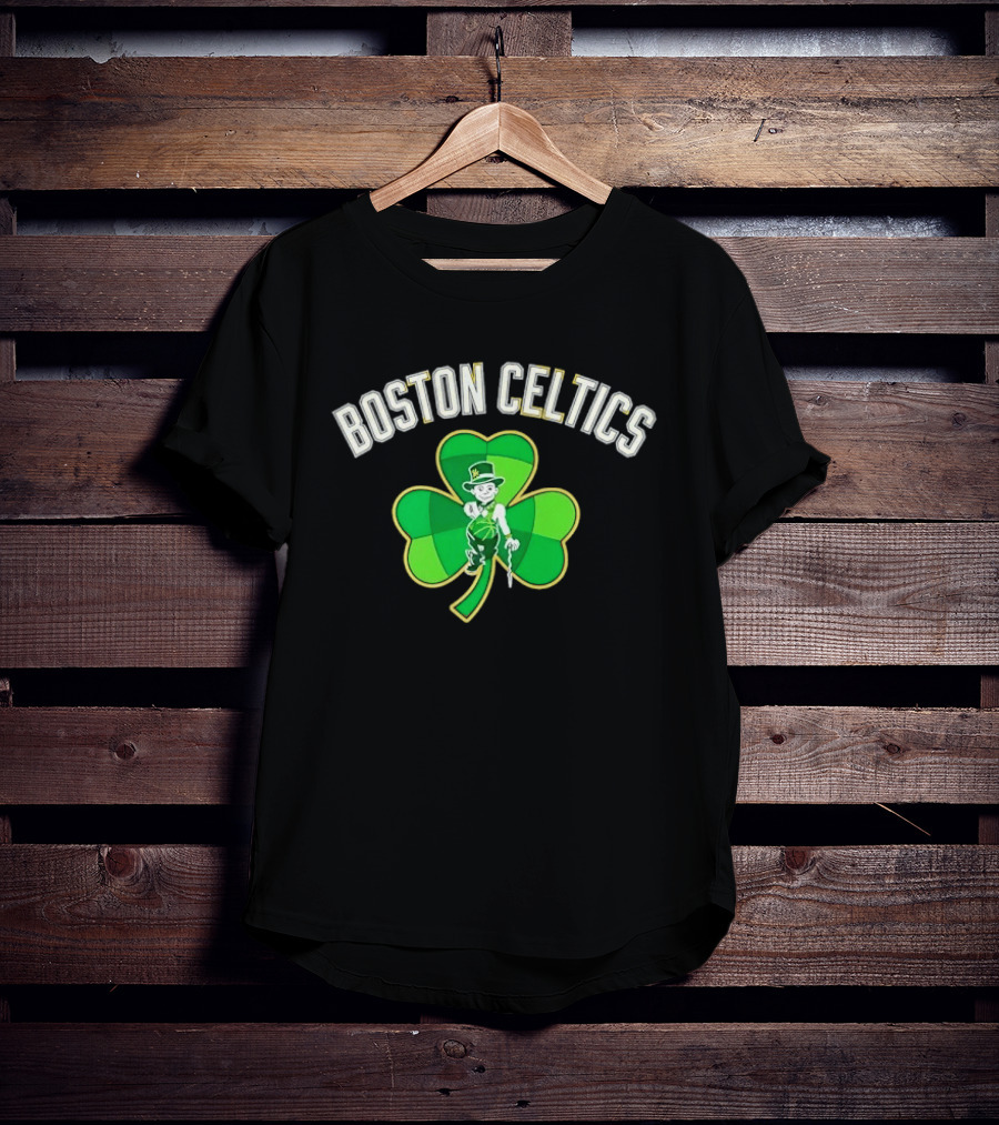 Boston Celtics Shamrock St Patrick's Day 2026 T-Shirt