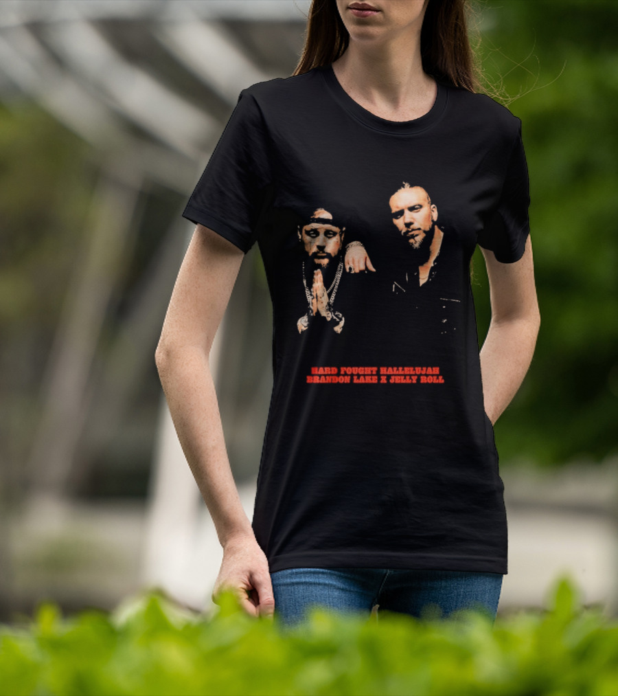 Brandon Lake X Jelly Roll Hard Fought Hallelujah T-Shirt