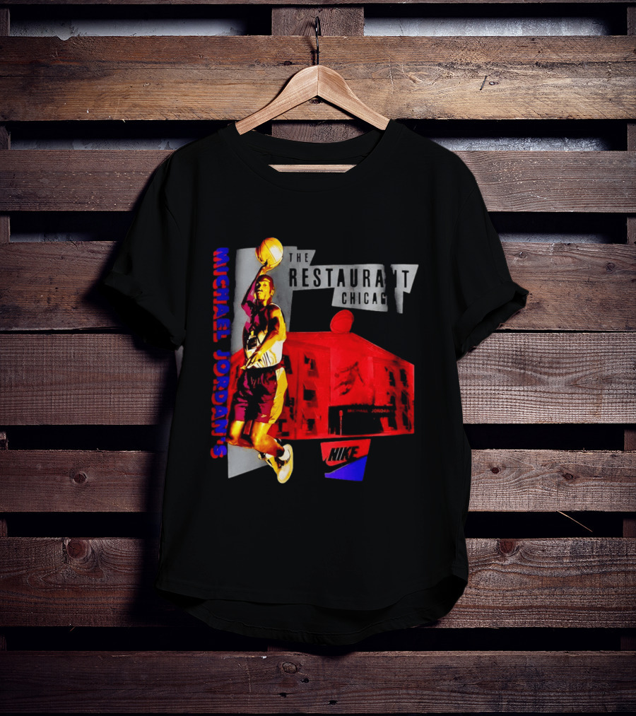 Michael Jordan's Restaurant Chicago Nike Basketball T-Shirt