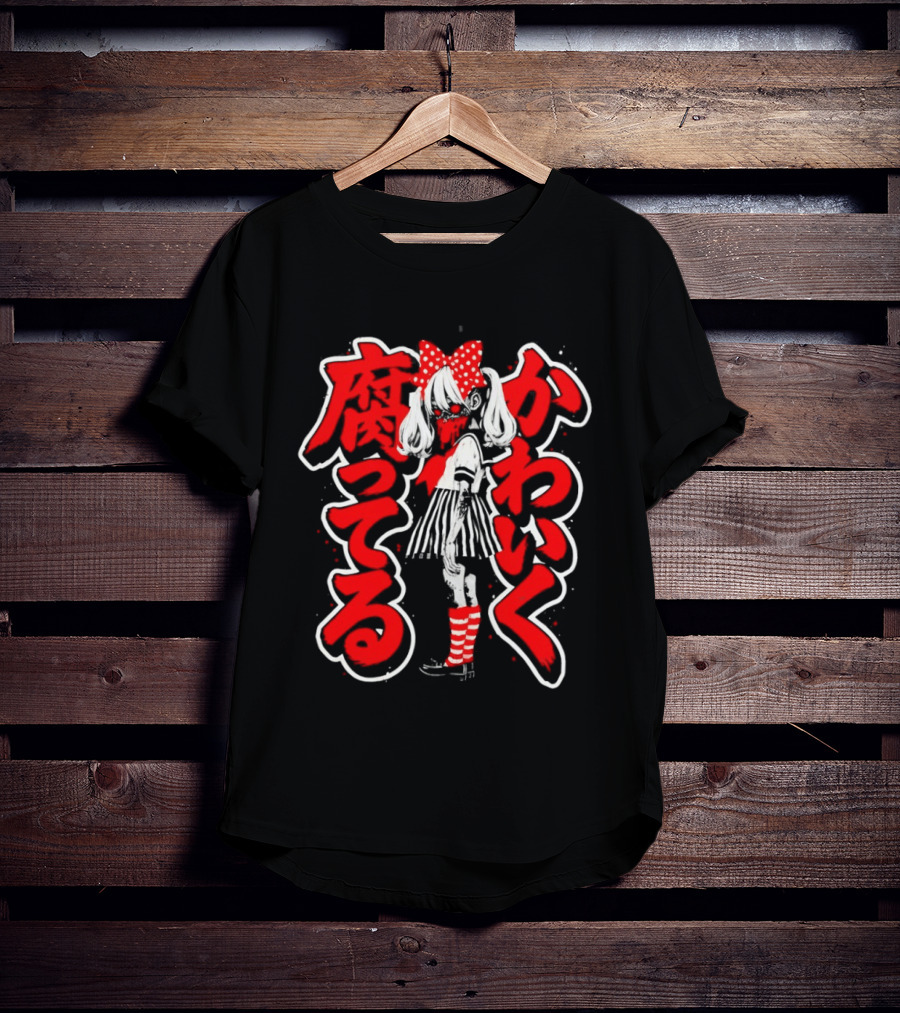 Horror Anime Manga Aesthetics Japanese T-Shirt
