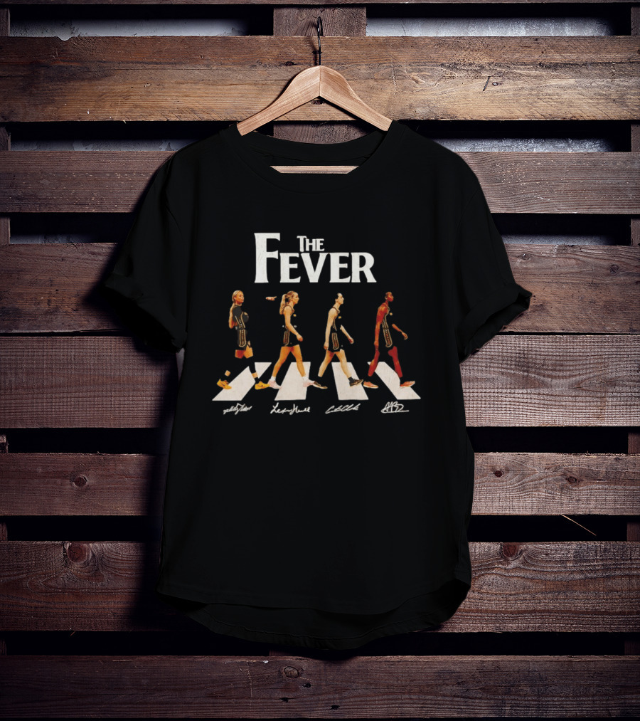 The Fever Abbey Road Signatures Clark Cunningham Hull Boston T-Shirt