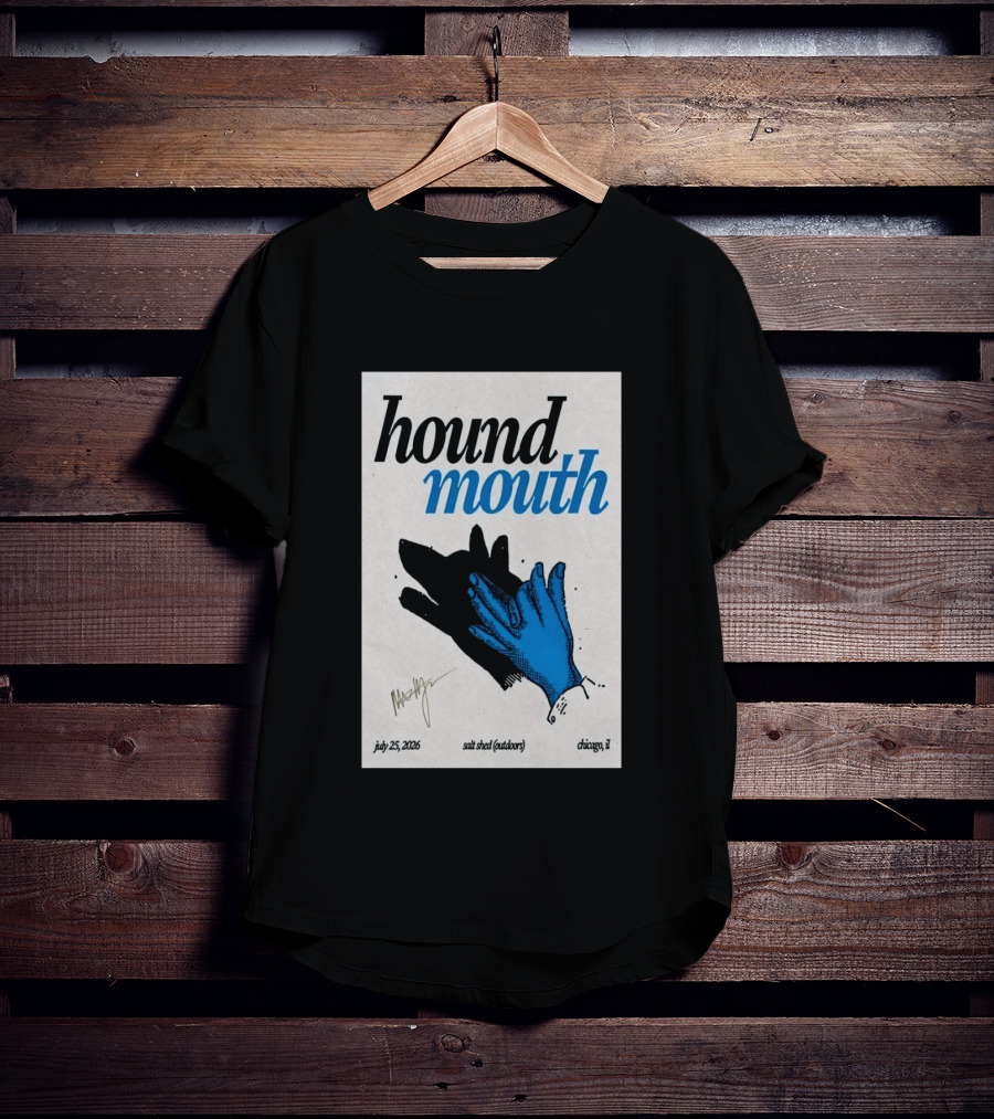 Hound Mouth July 25 2026 Salt Shed Chicago IL Outdoors T-Shirt