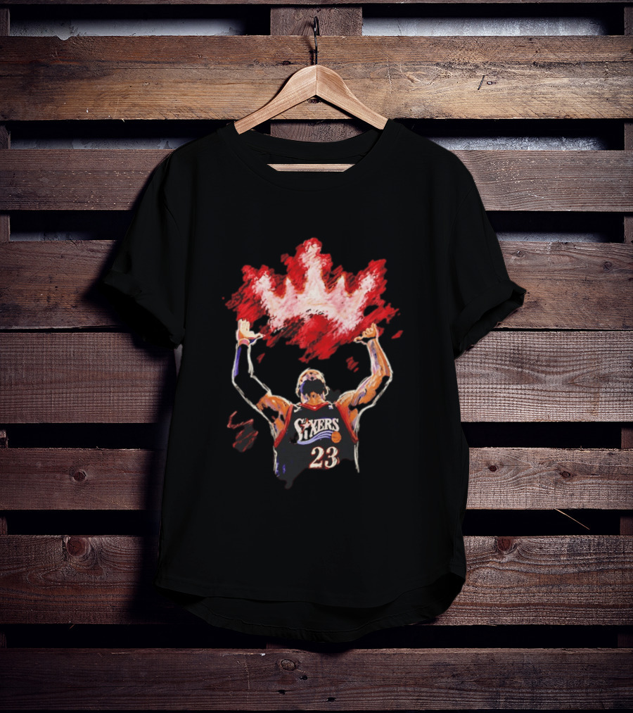 LeBron James The King Philadelphia 76ers NBA 2026 23 Jersey T-Shirt