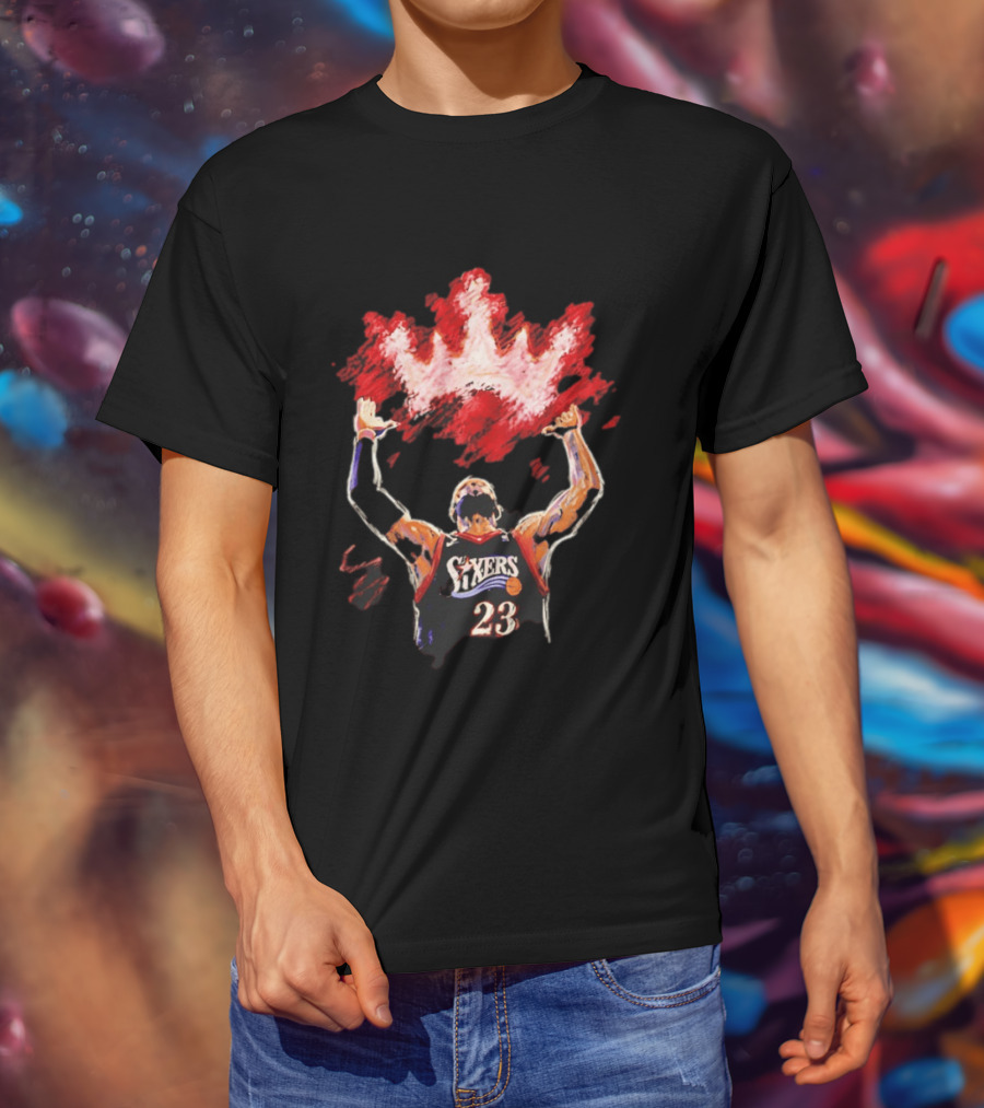 LeBron James The King Philadelphia 76ers NBA 2026 23 Jersey T-Shirt