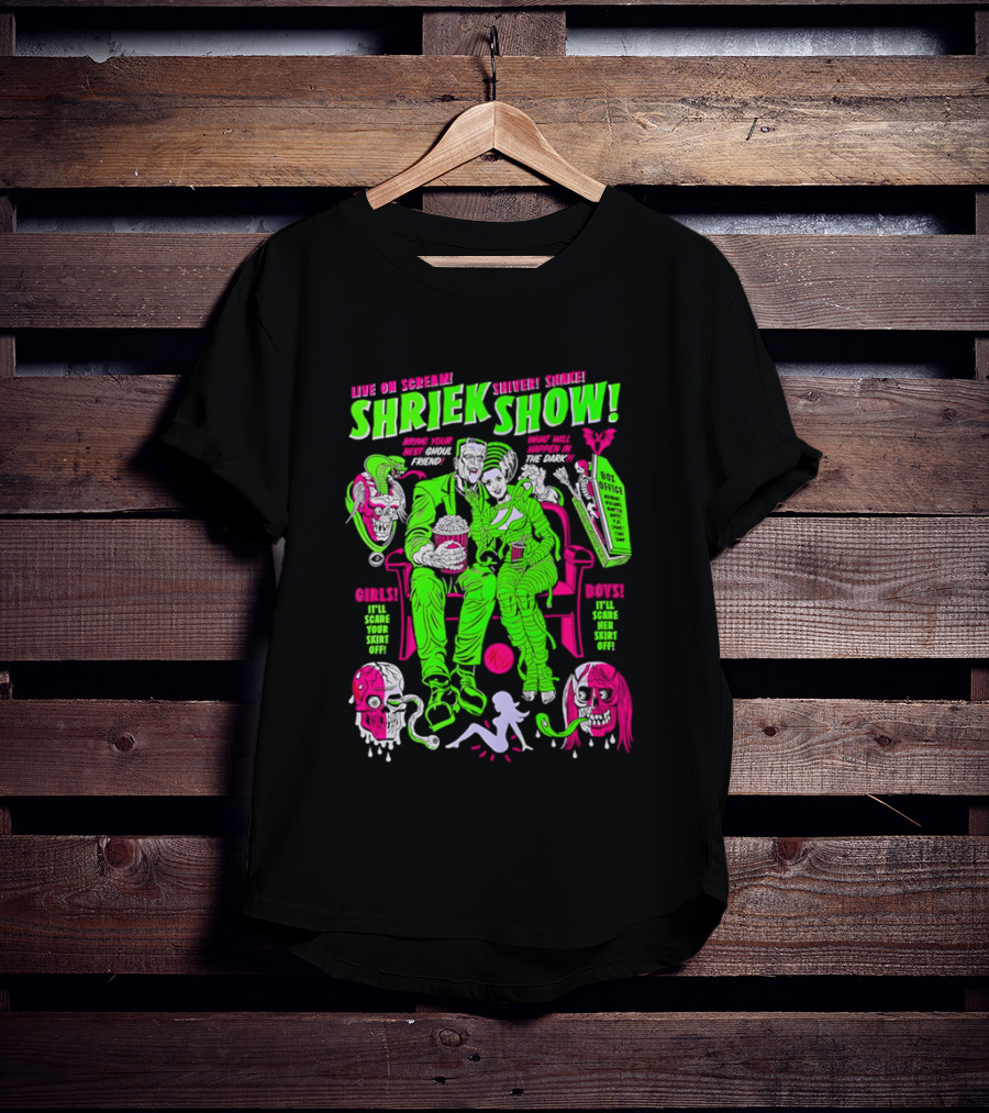 Live On Scream Shriek Show Bring Your Best Ghoul Friend Scariest Scores Songs Skins T-Shirt